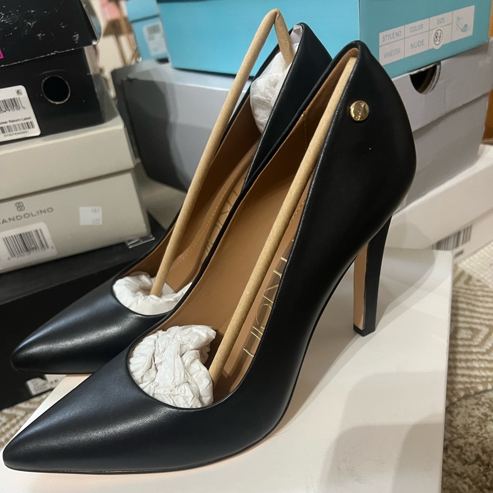 Calvin Klein Women's Brady Platform Pump, Black, 8.5